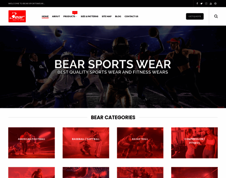 Bearsportswear.com thumbnail