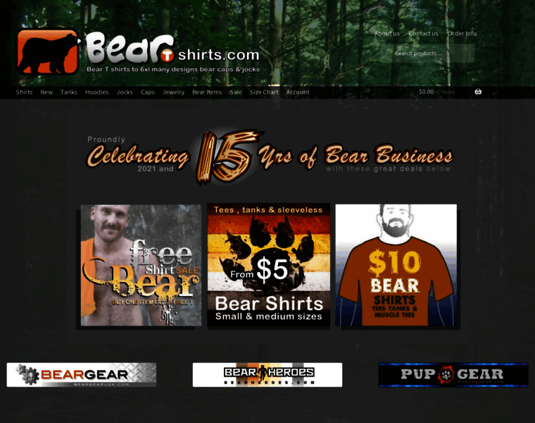 Beartshirts.com thumbnail