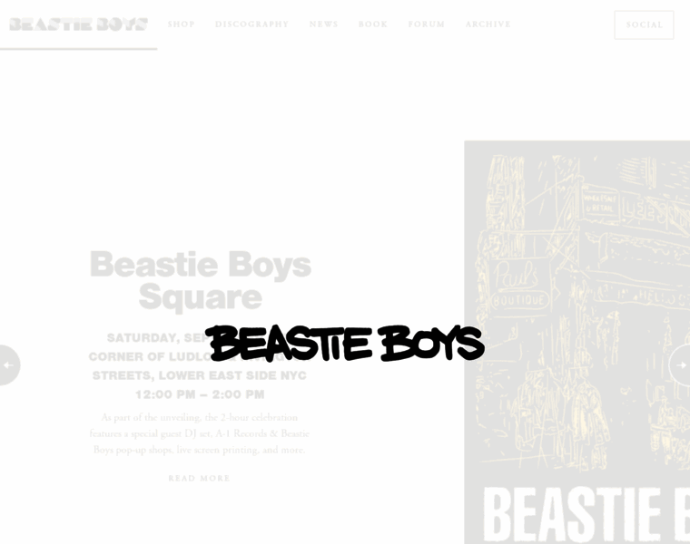 Beastieboys.com thumbnail