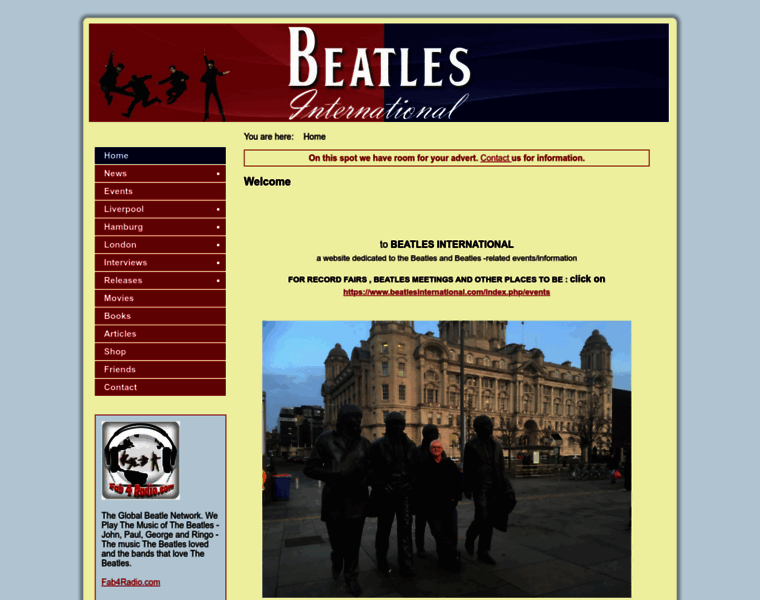 Beatlesinternational.com thumbnail