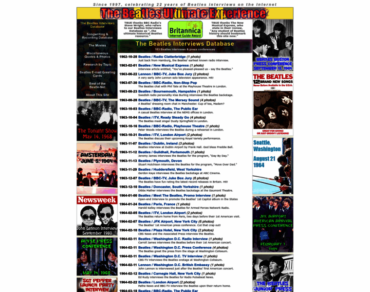 Beatlesinterviews.org thumbnail