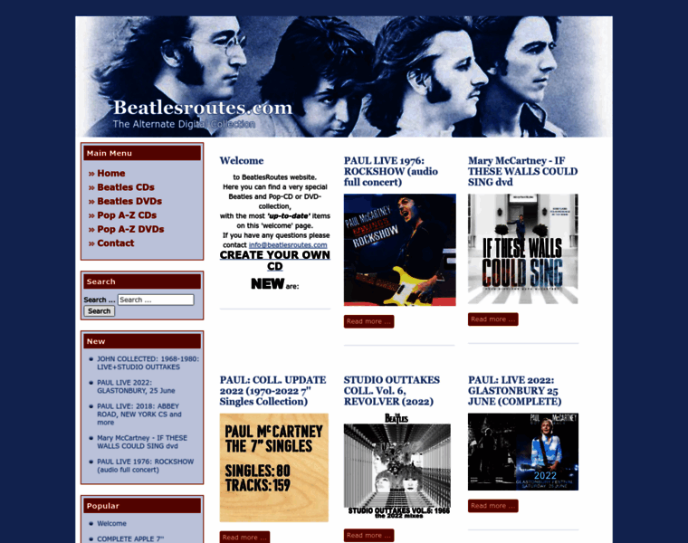 Beatlesroutes.com thumbnail
