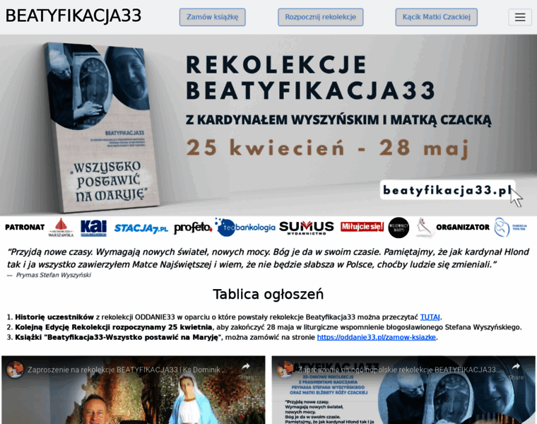 Beatyfikacja33.pl thumbnail