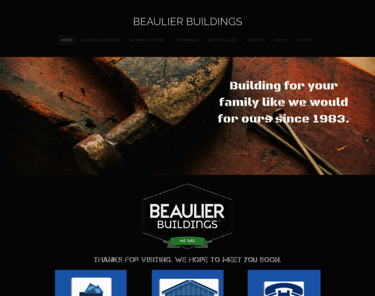 Beaulierbuildings.com thumbnail