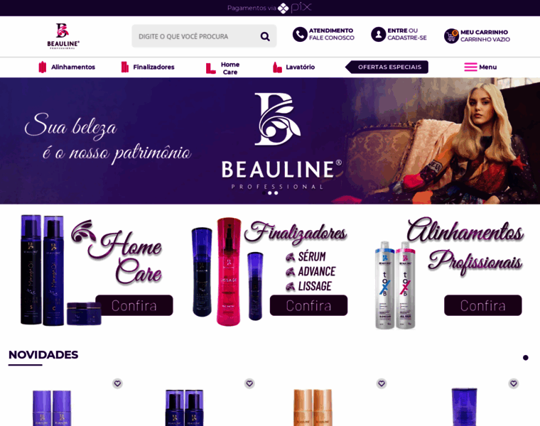 Beauline.com.br thumbnail