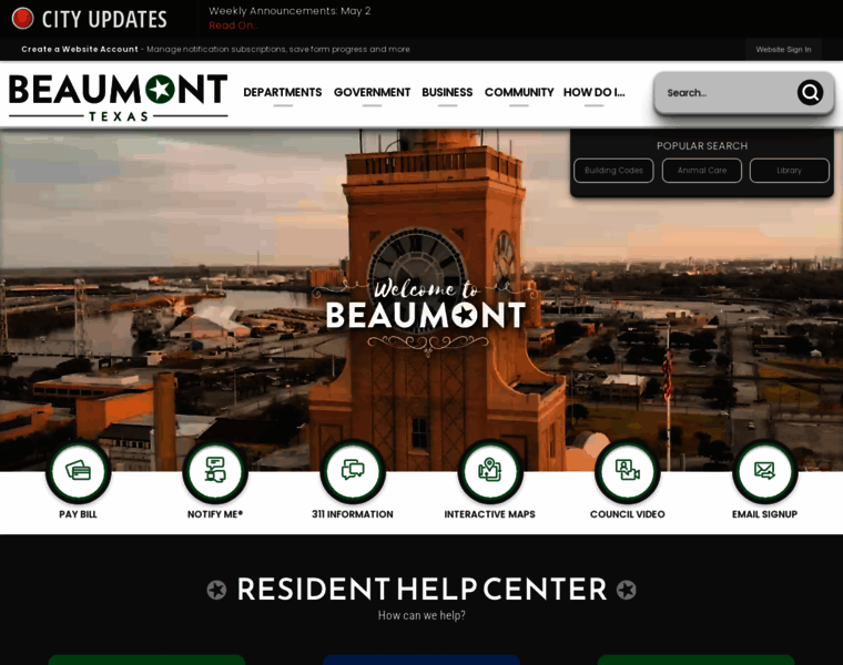 Beaumonttexas.gov thumbnail