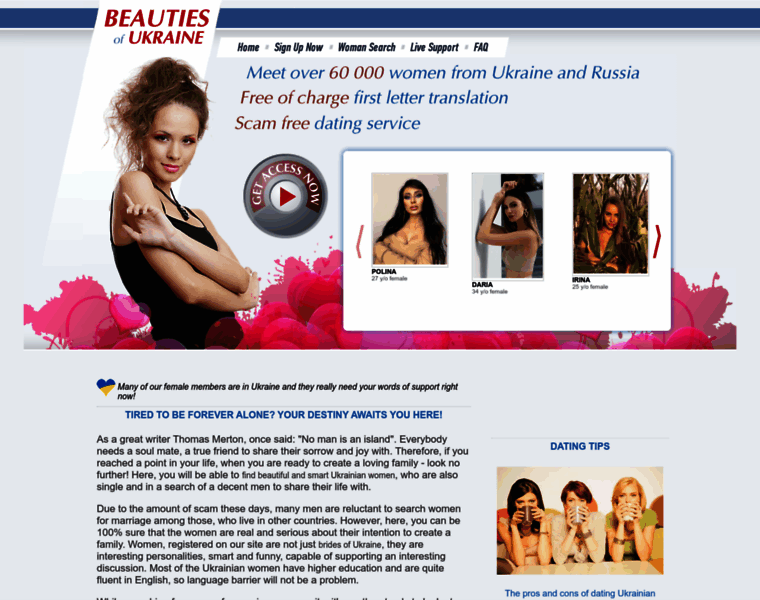 Beauties-of-ukraine.com thumbnail