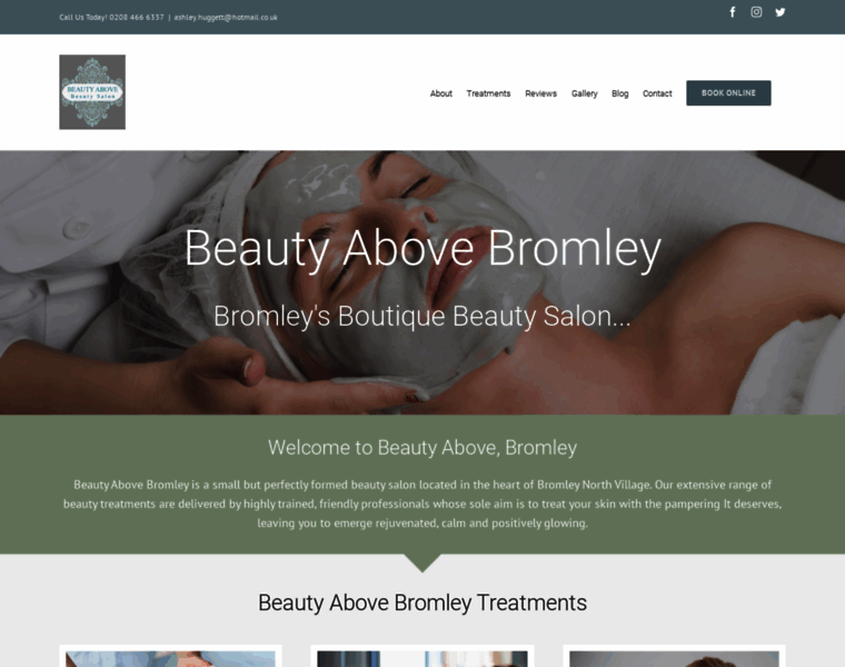 Beautyabovebromley.co.uk thumbnail
