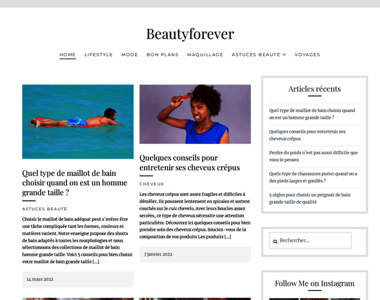 Beautyforever.fr thumbnail