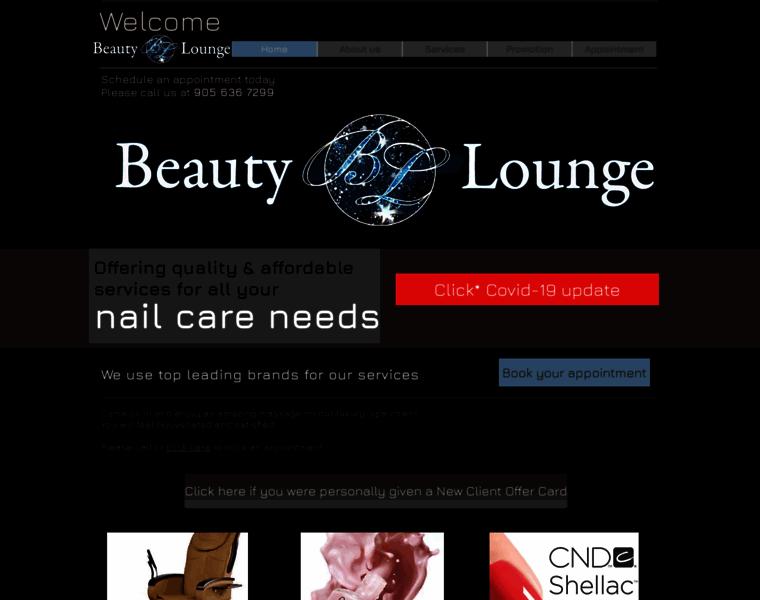 Beautyloungemilton.com thumbnail