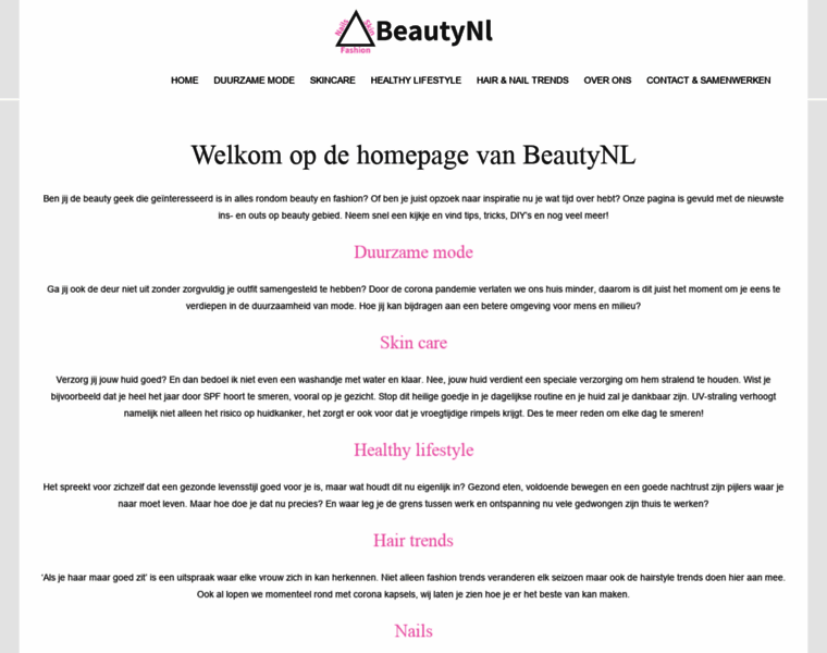 Beautynl.nl thumbnail
