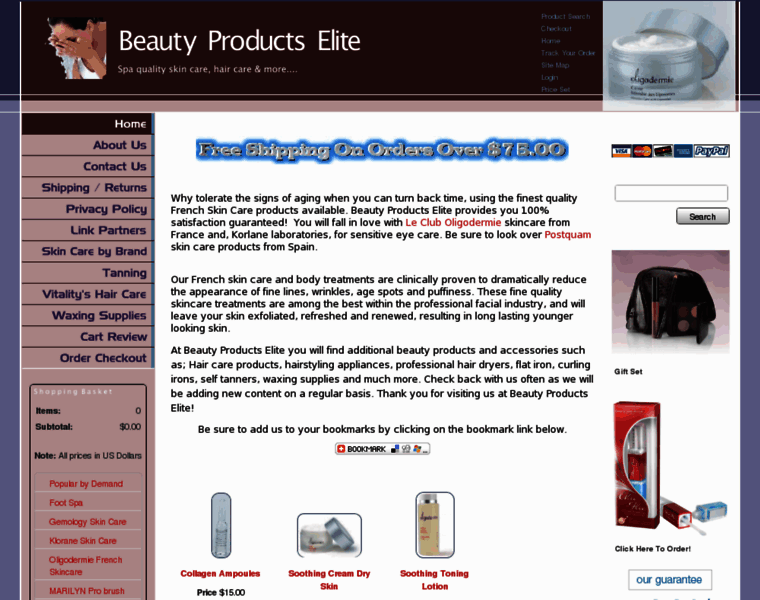 Beautyproductselite.com thumbnail