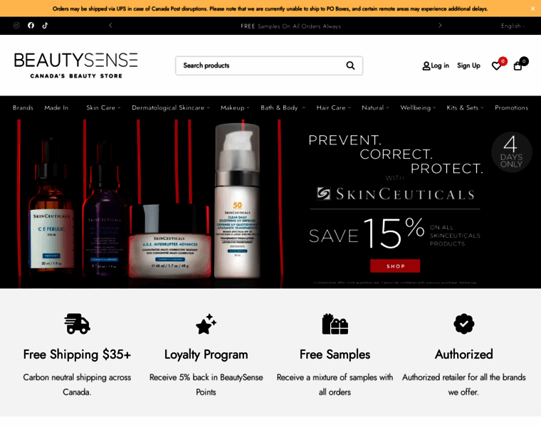 Beautysense.ca thumbnail