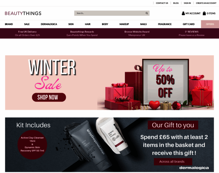 Beautythings.co.uk thumbnail