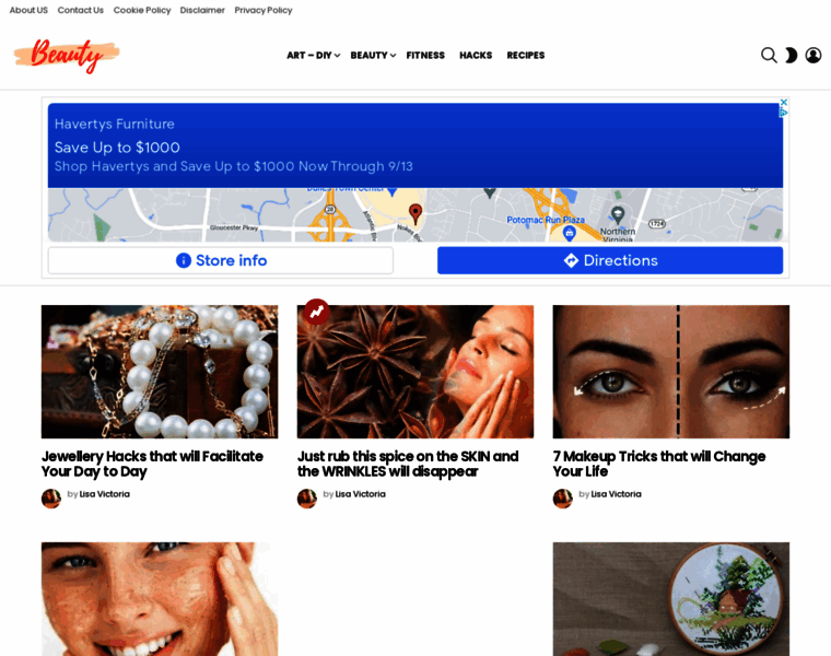 Beautytipsplace.com thumbnail