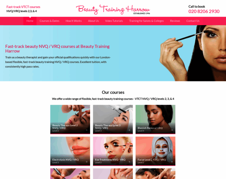 Beautytrainingharrow.co.uk thumbnail