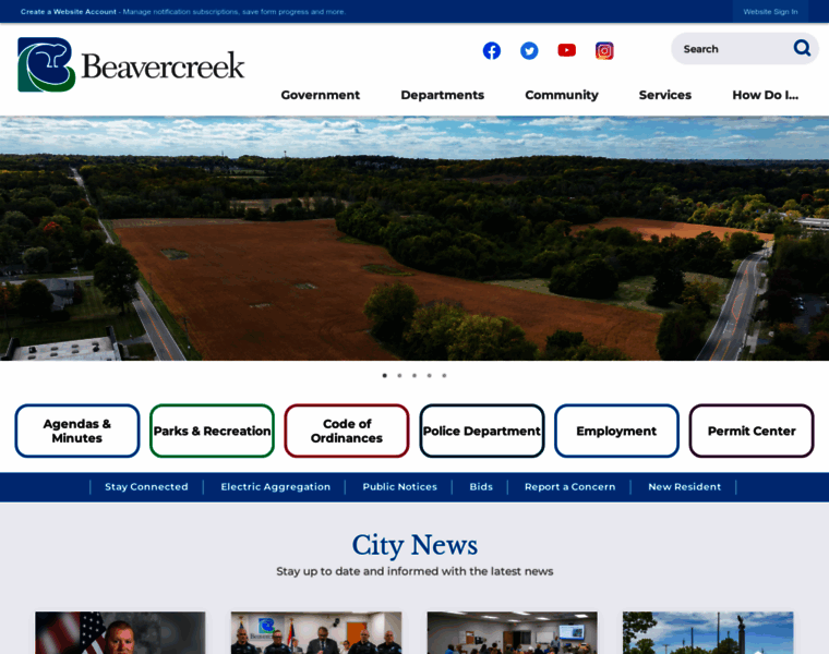 Beavercreekohio.gov thumbnail
