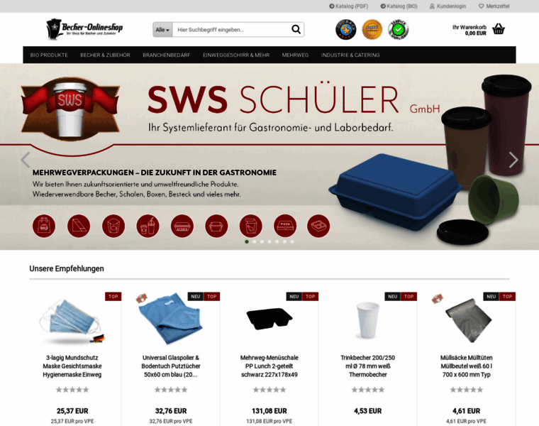 Becher-onlineshop.de thumbnail