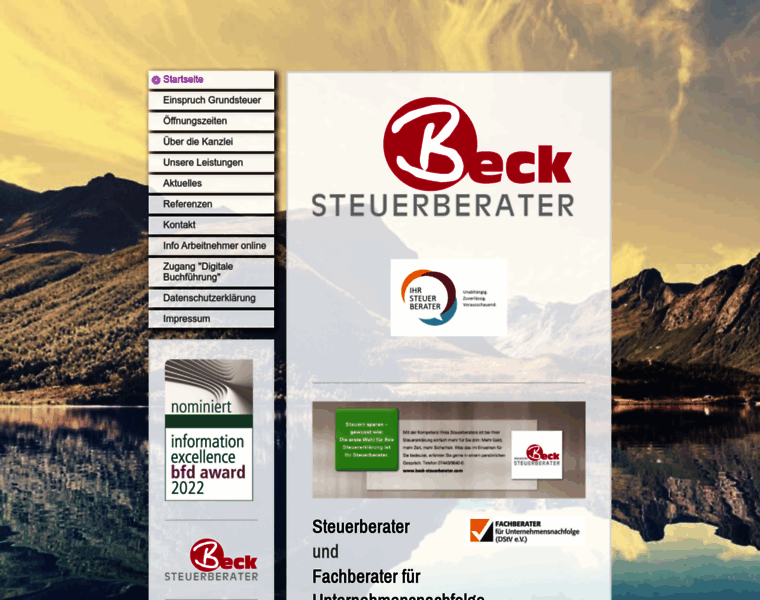 Beck-steuerberater.com thumbnail