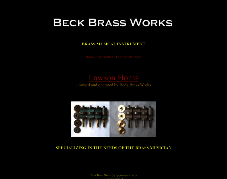 Beckbrassworks.com thumbnail