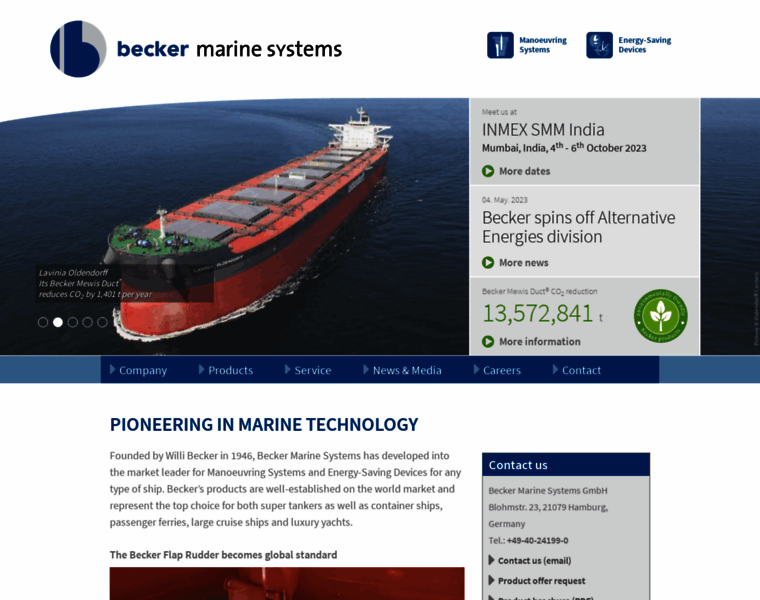 Becker-marine-systems.com thumbnail