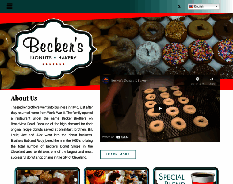 Beckers-donutsandbakery.com thumbnail