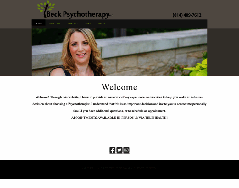 Beckpsychotherapy.com thumbnail