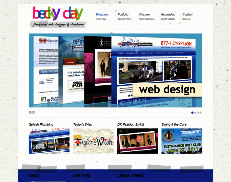 Beckyclay.com thumbnail