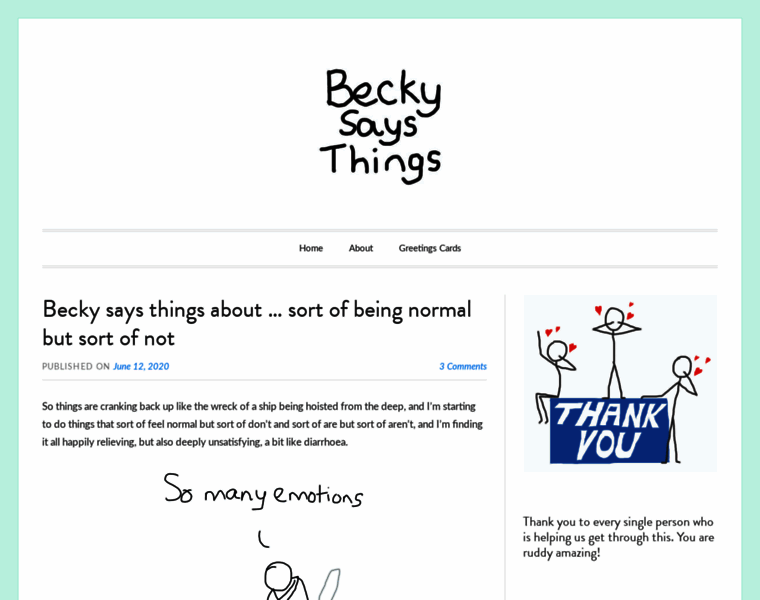 Beckysaysthings.com thumbnail