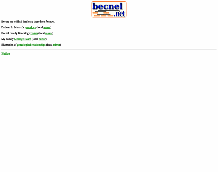 Becnel.net thumbnail