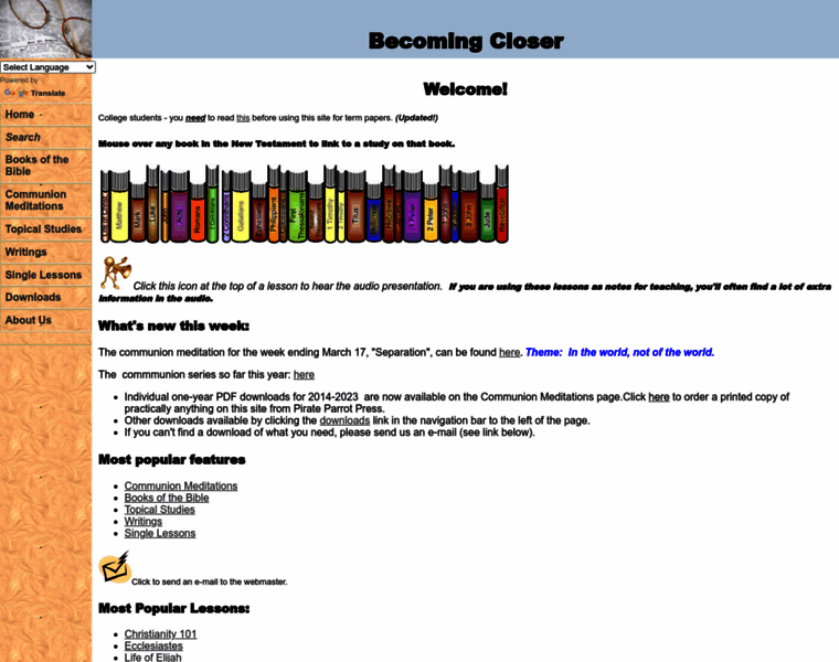 Becomingcloser.org thumbnail