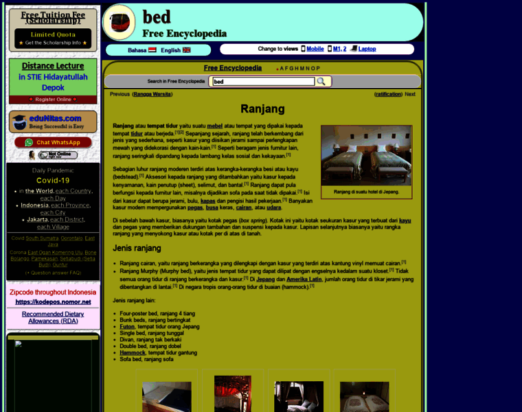 Bed.web.id thumbnail