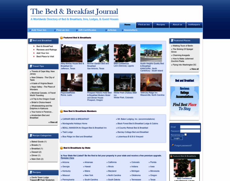Bedbreakfastjournal.com thumbnail