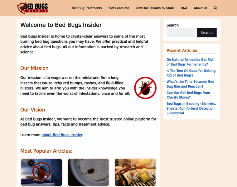 Bedbugsinsider.com thumbnail