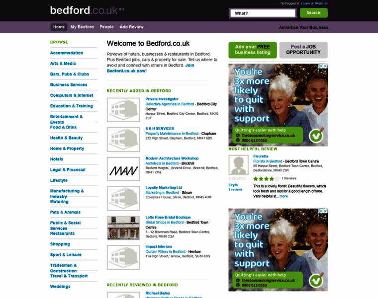 Bedford.co.uk thumbnail