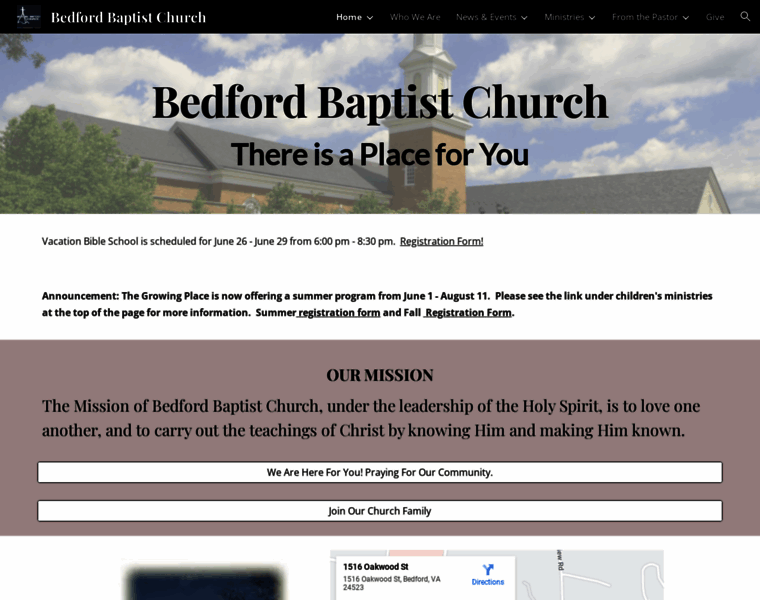 Bedfordbaptist.org thumbnail