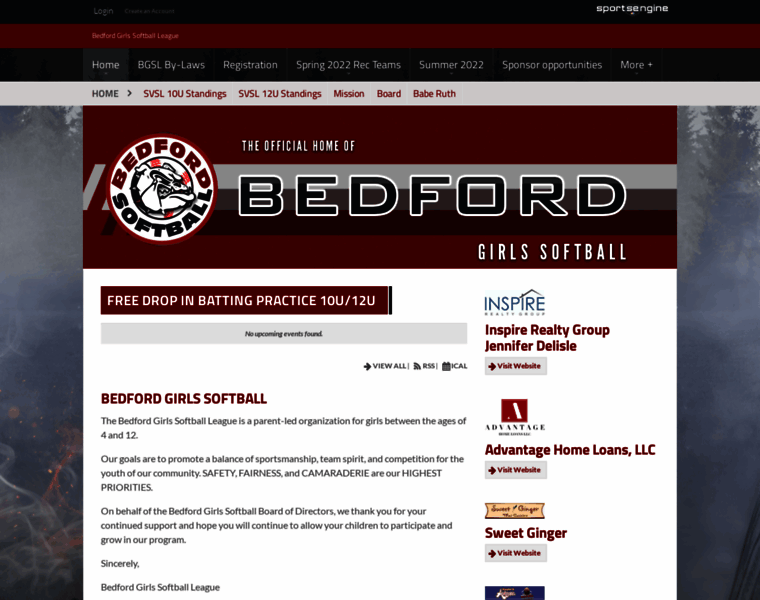 Bedfordsoftball.com thumbnail
