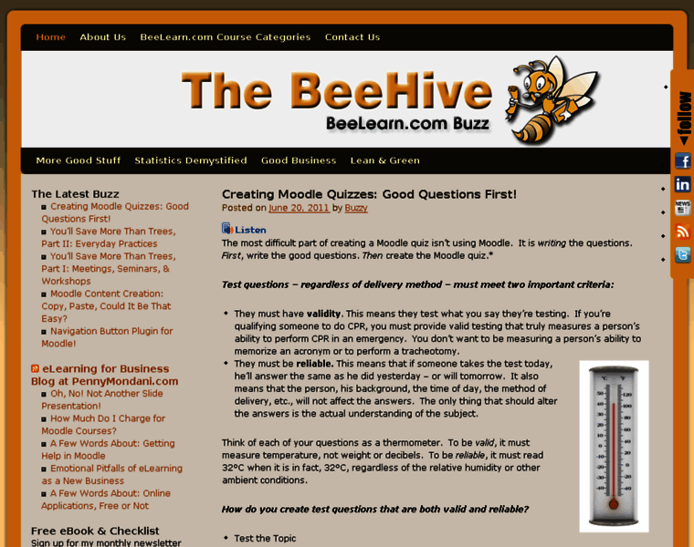 Bee-learn.com thumbnail
