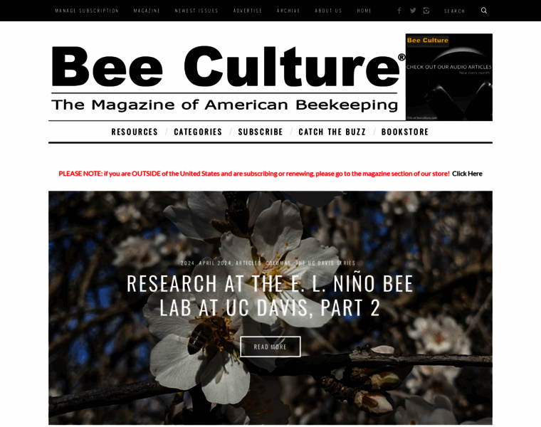Beeculture.com thumbnail