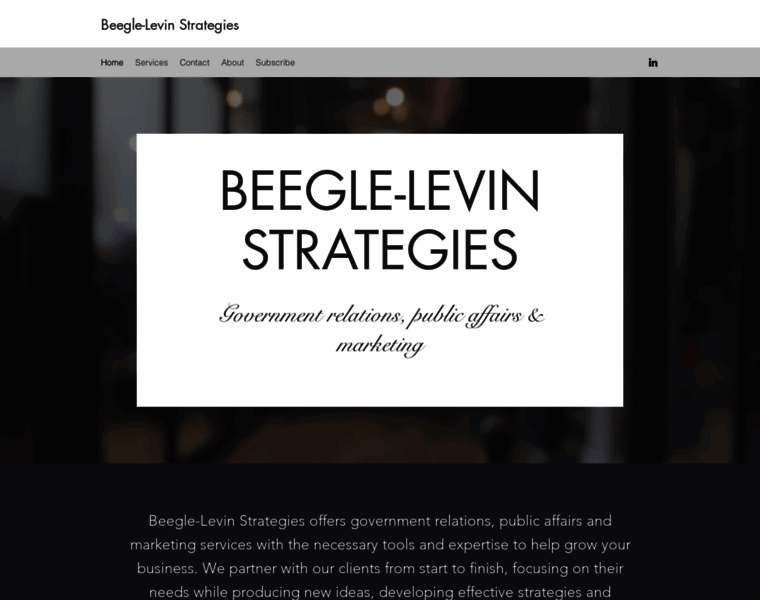 Beegle-levinstrategies.com thumbnail