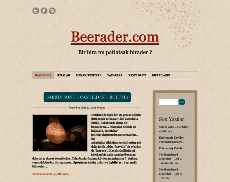 Beerader.com thumbnail