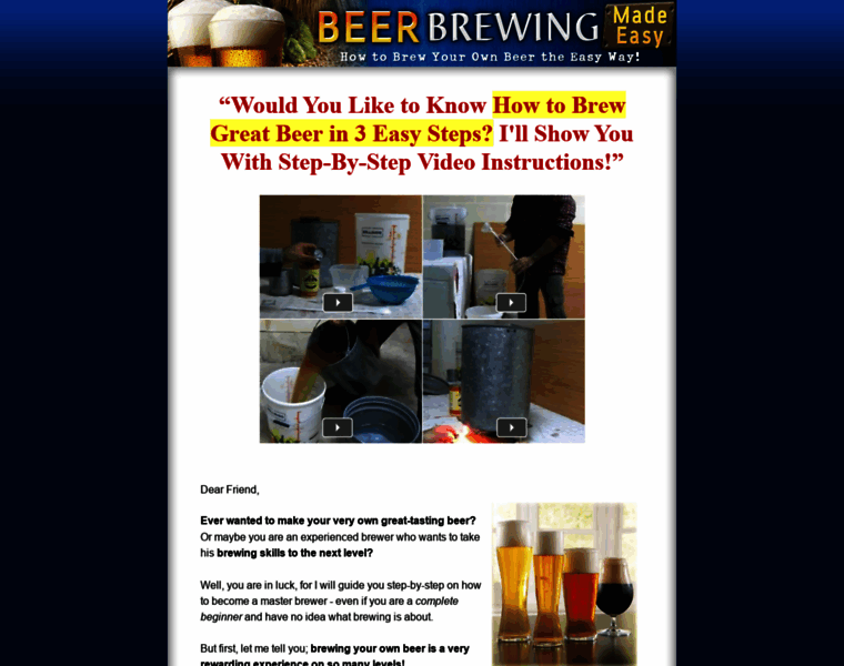 Beerbrewingmadeeasy.com thumbnail