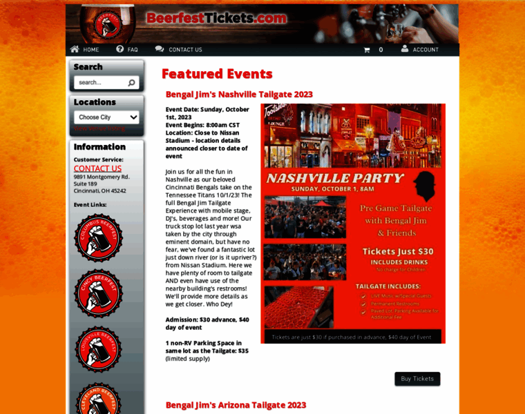 Beerfesttickets.com thumbnail