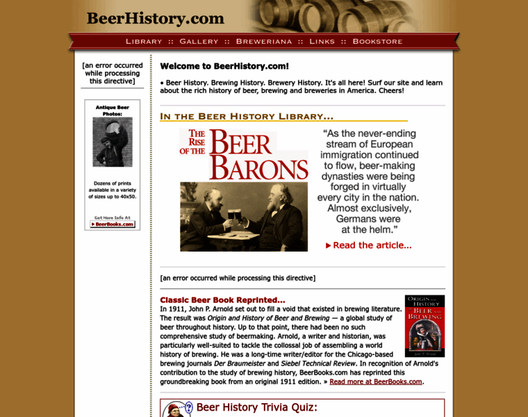 Beerhistory.com thumbnail
