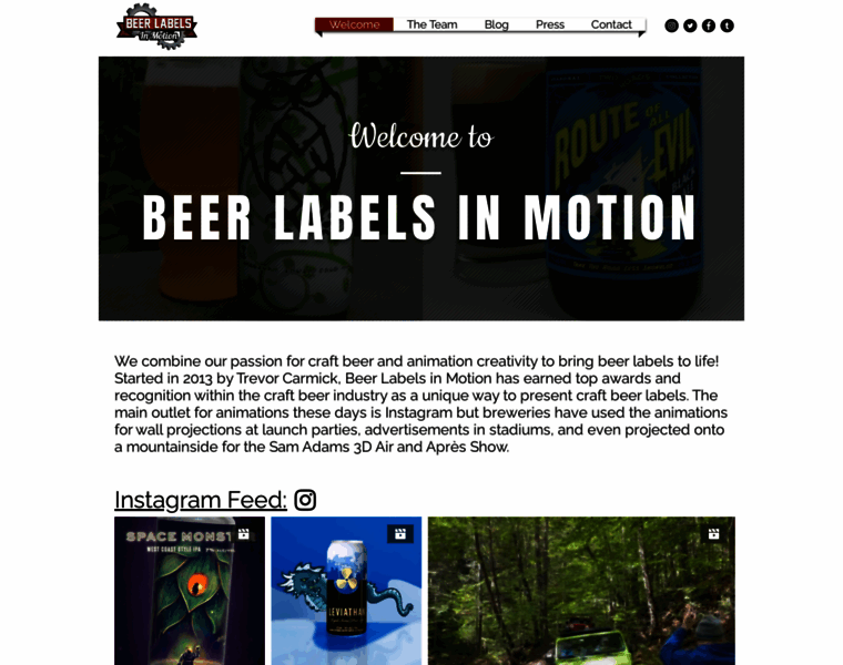 Beerlabelsinmotion.com thumbnail
