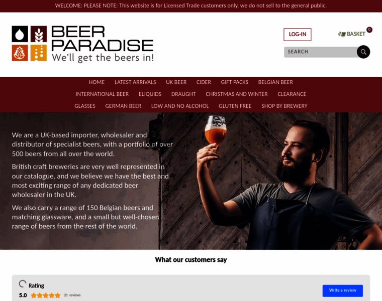 Beerparadise.co.uk thumbnail
