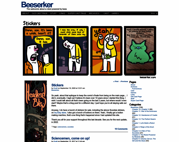Beeserker.com thumbnail
