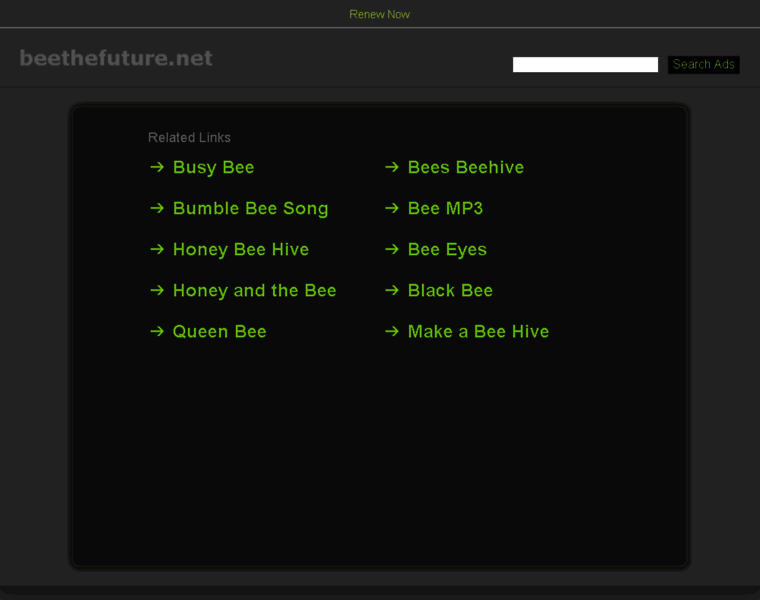 Beethefuture.net thumbnail