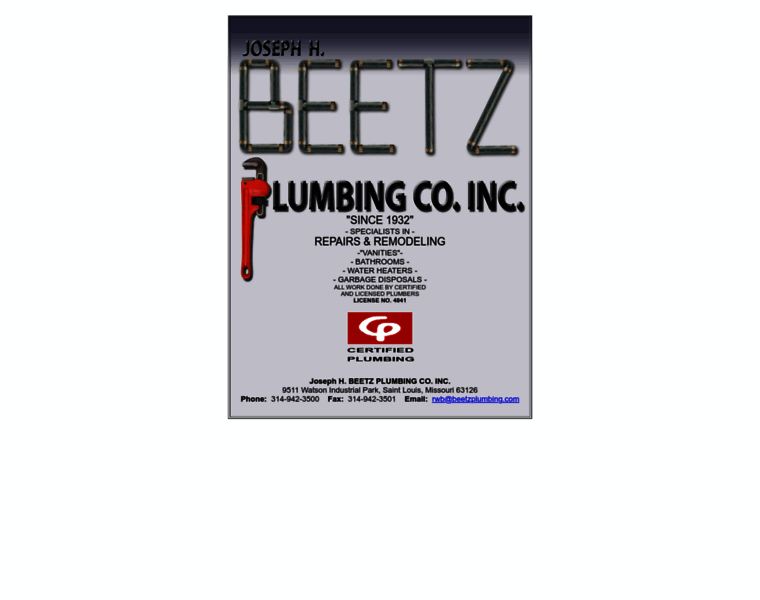 Beetzplumbing.com thumbnail