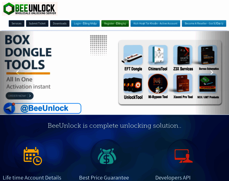 Beeunlock.com thumbnail